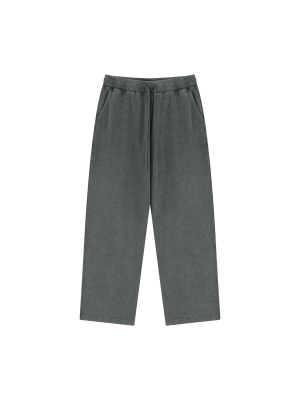Unisex Mineral Wash Waffle Sweatpants