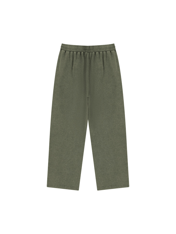 Unisex Mineral Wash Waffle Sweatpants