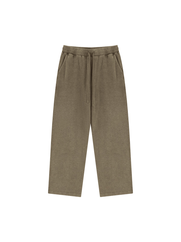 Unisex Mineral Wash Waffle Sweatpants