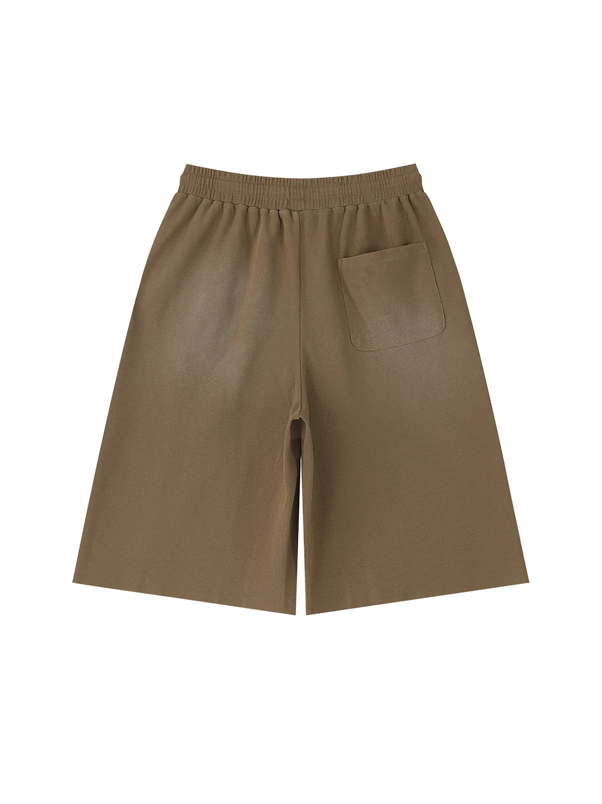 Unisex Sunfade Raw Edge Shorts
