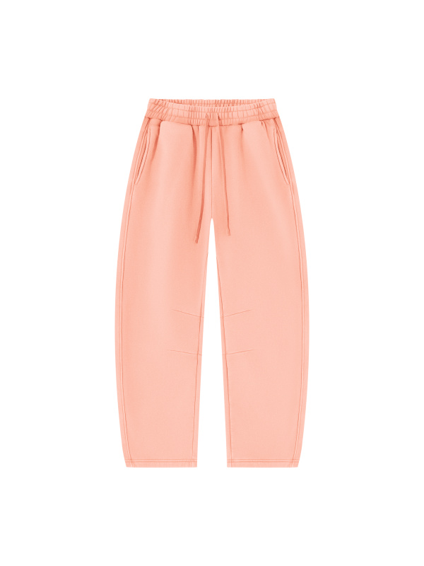 Unisex Vintage Wash Barrel Leg Fleece Sweatpants