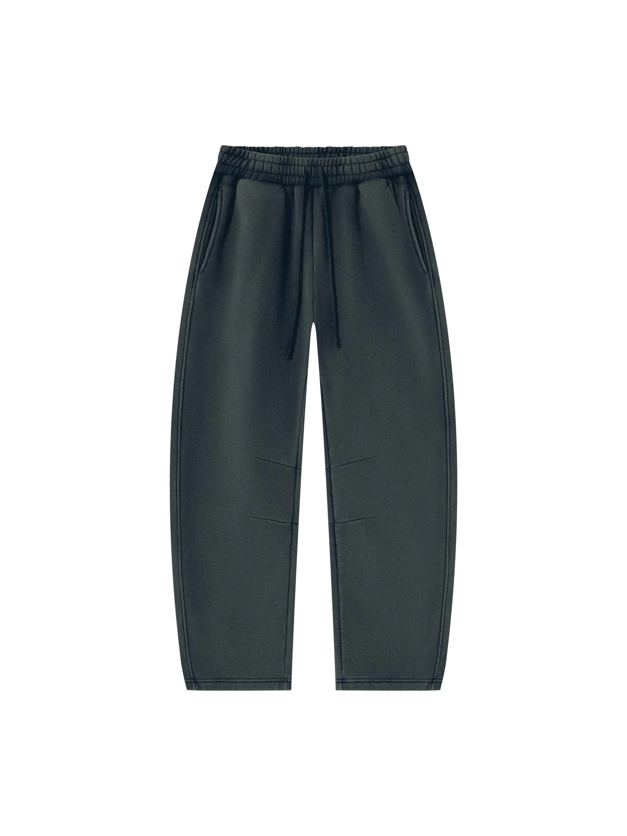 Unisex Vintage Wash Barrel Leg Fleece Sweatpants