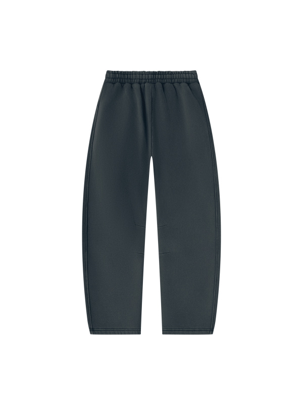 Unisex Vintage Wash Barrel Leg Fleece Sweatpants