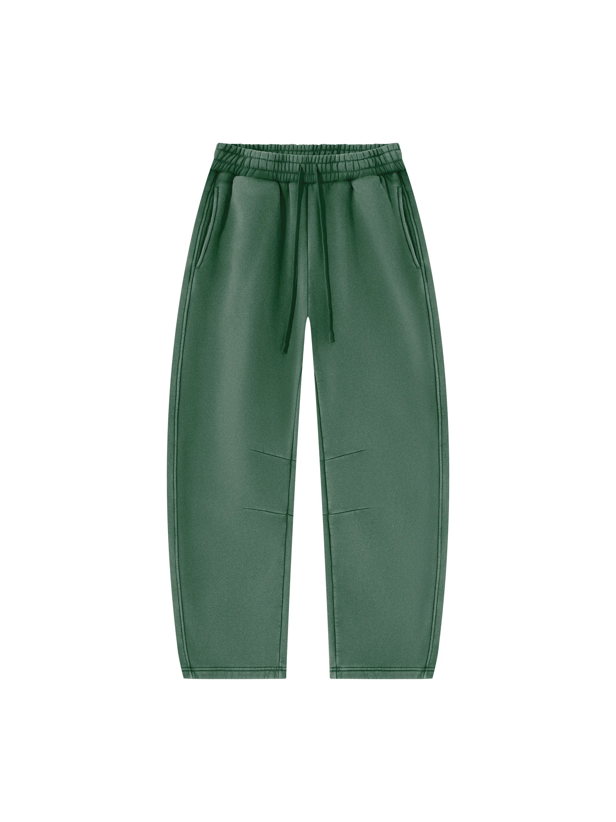 Unisex Vintage Wash Barrel Leg Fleece Sweatpants