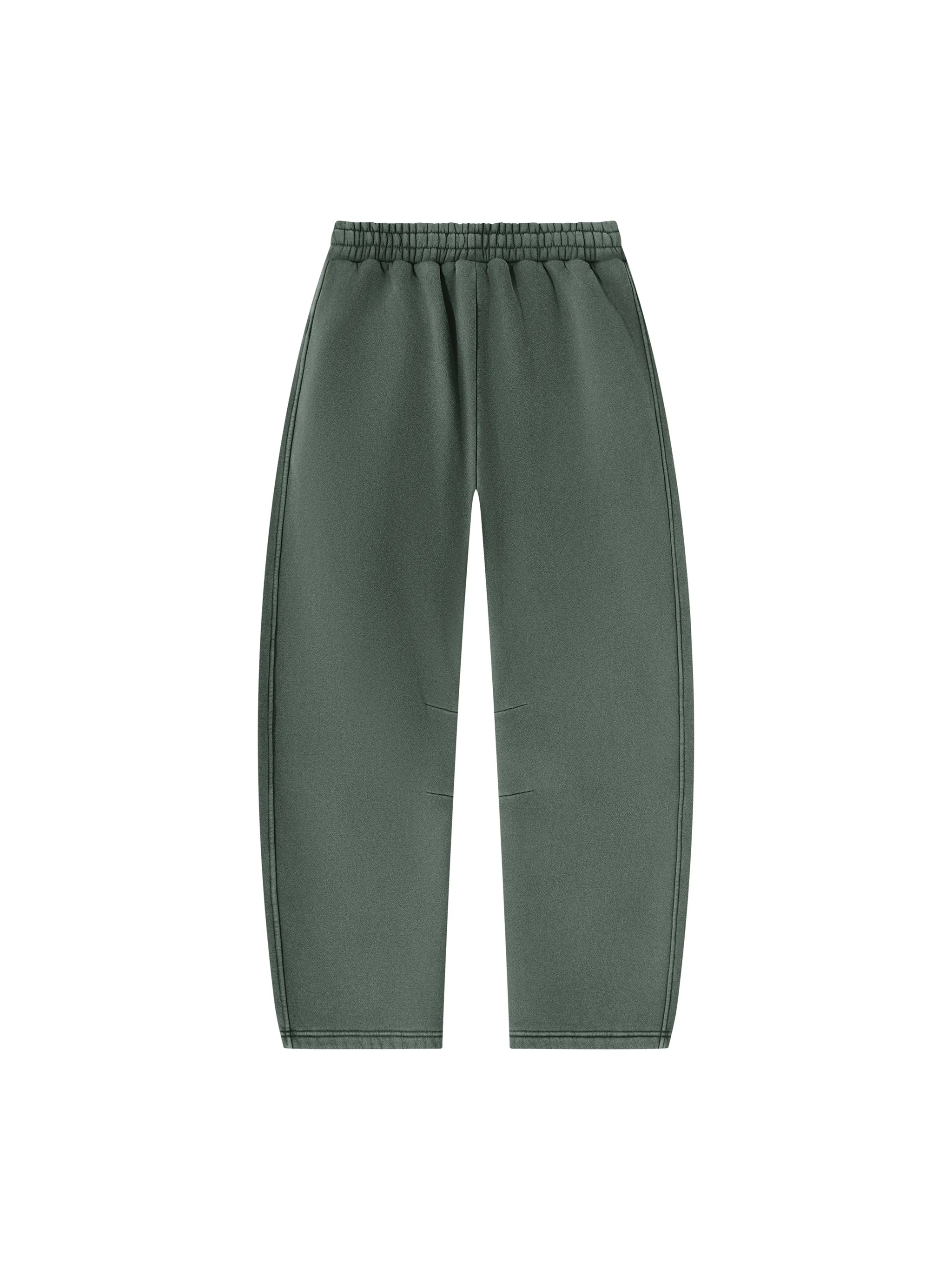 Unisex Vintage Wash Barrel Leg Fleece Sweatpants