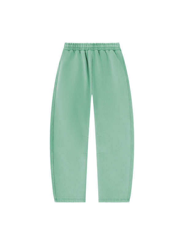 Unisex Vintage Wash Barrel Leg Fleece Sweatpants