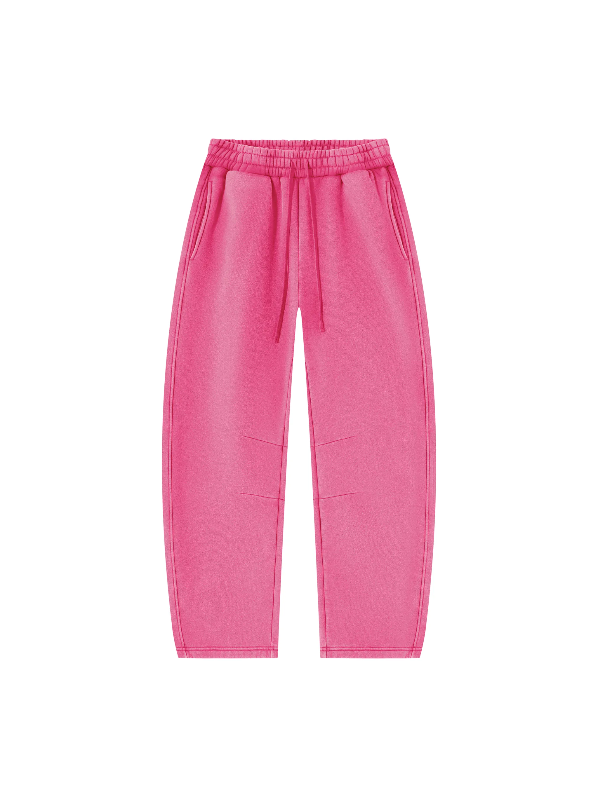 Unisex Vintage Wash Barrel Leg Fleece Sweatpants