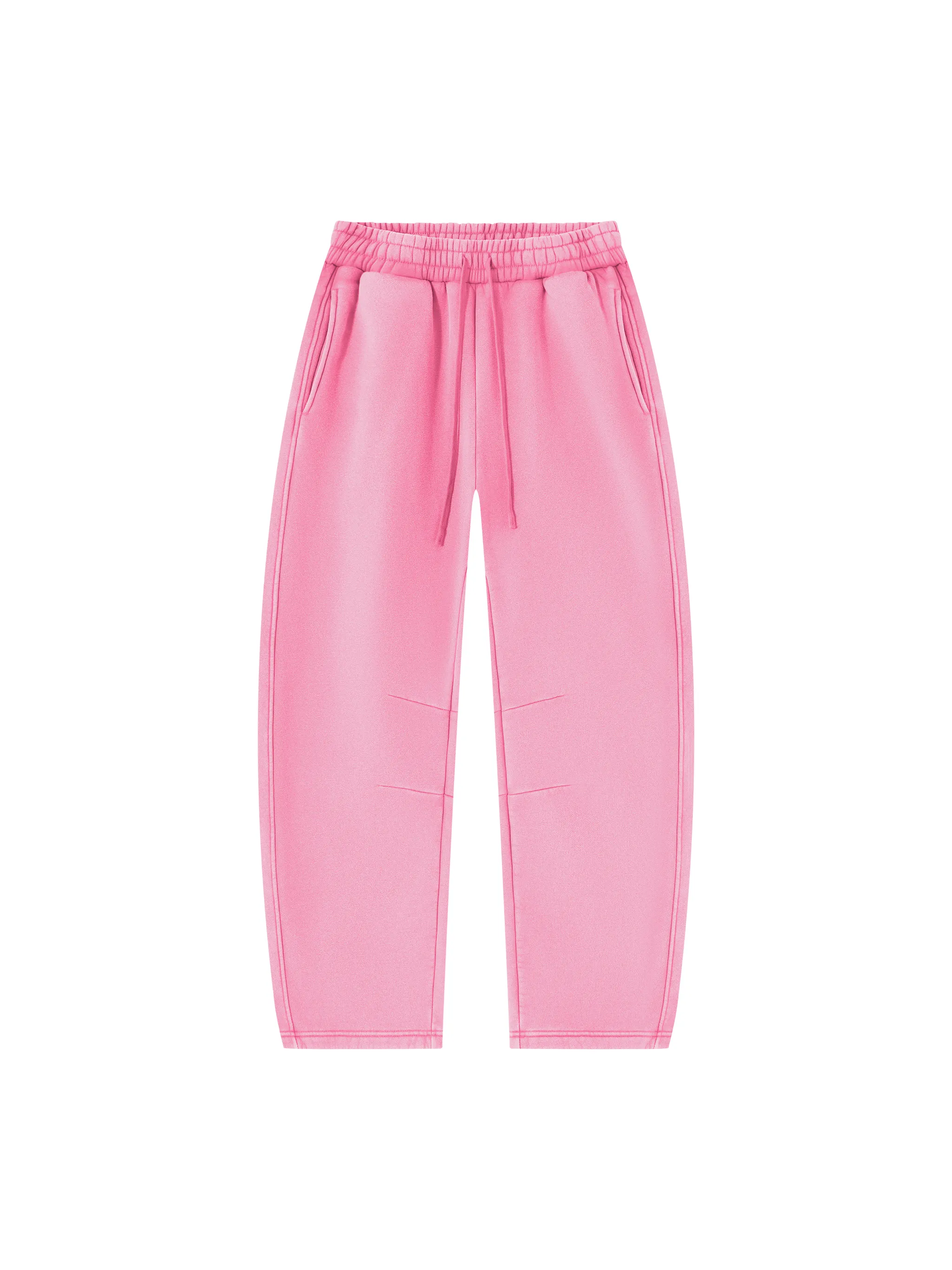 Unisex Vintage Wash Barrel Leg Fleece Sweatpants