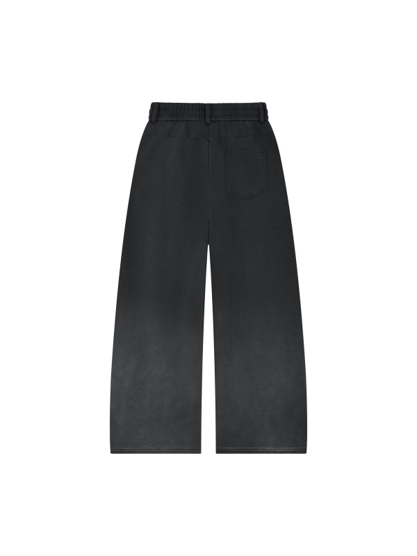 Unisex Sunfade Paneled Barrel Leg Sweatpants