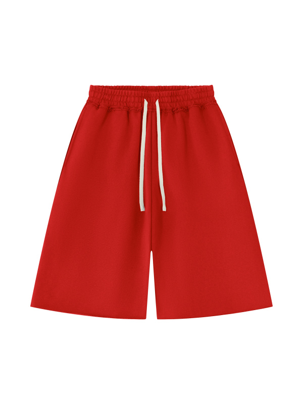 Unisex Heavyweight Raw Edge Shorts