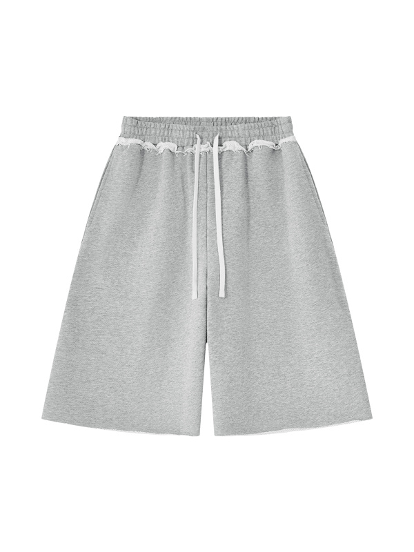 Unisex Heavyweight Raw Edge Shorts