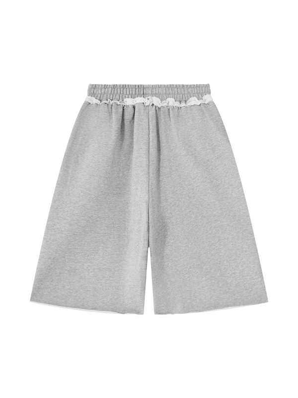 Unisex Heavyweight Raw Edge Shorts