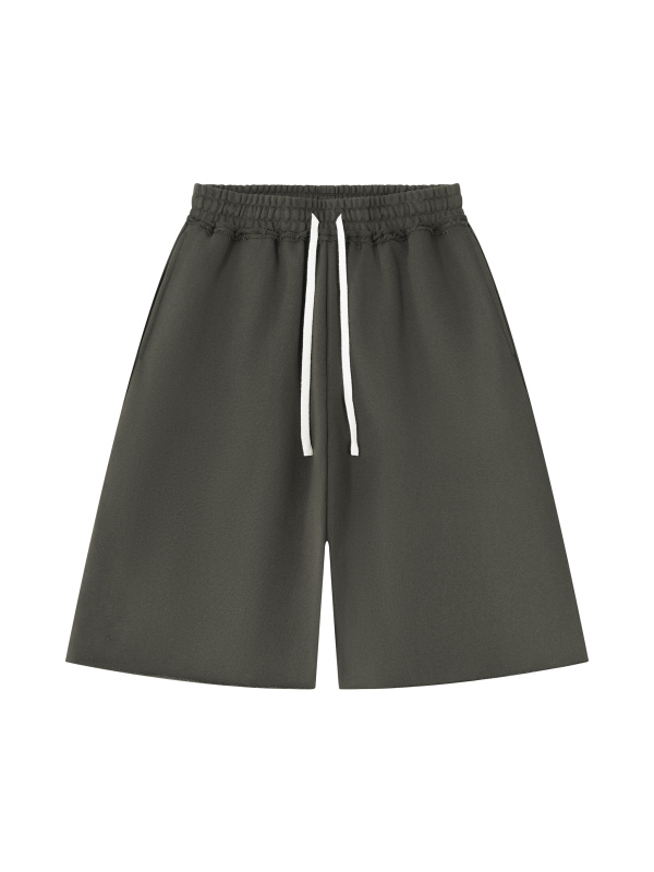 Unisex Heavyweight Raw Edge Shorts