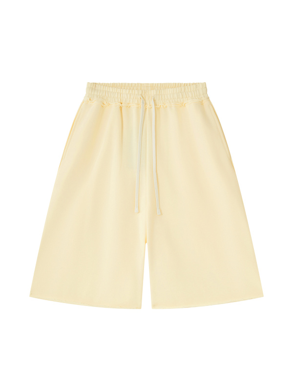 Unisex Heavyweight Raw Edge Shorts