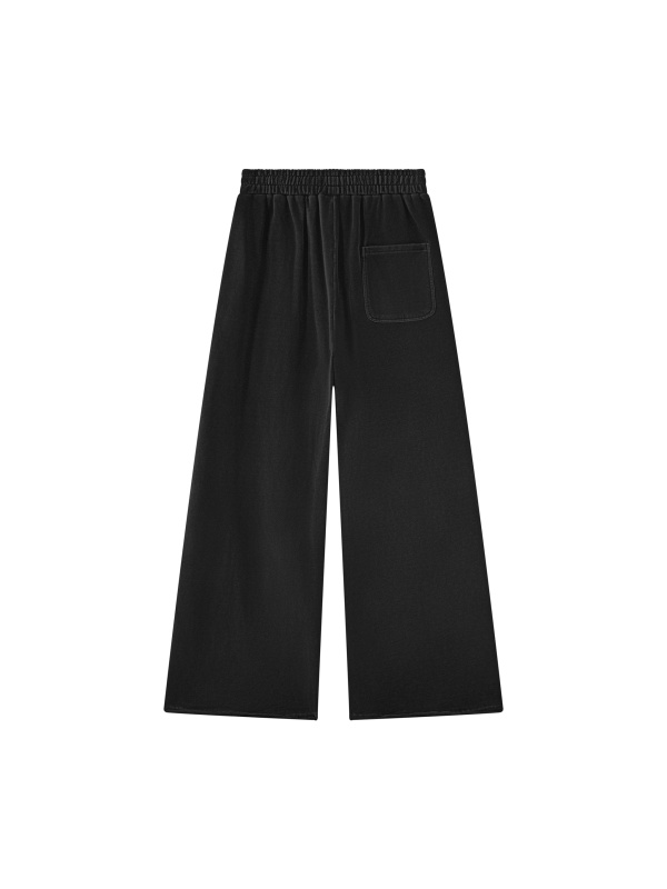 Unisex Vintage Wash Raw Edge Sweatpants