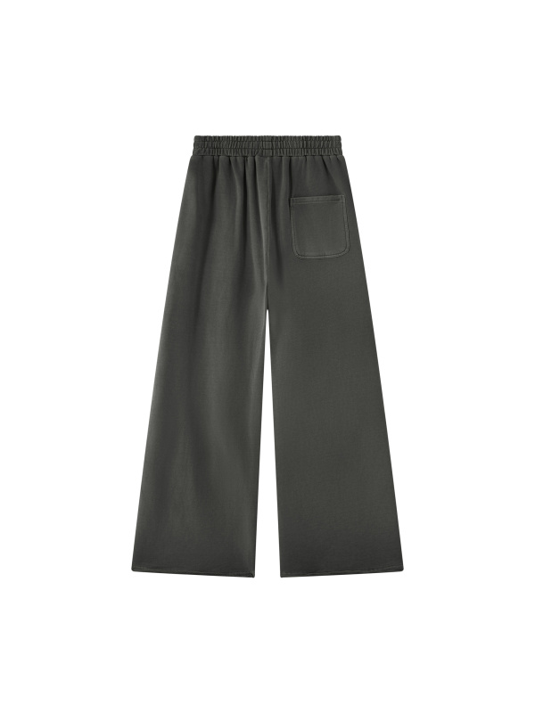 Unisex Vintage Wash Raw Edge Sweatpants