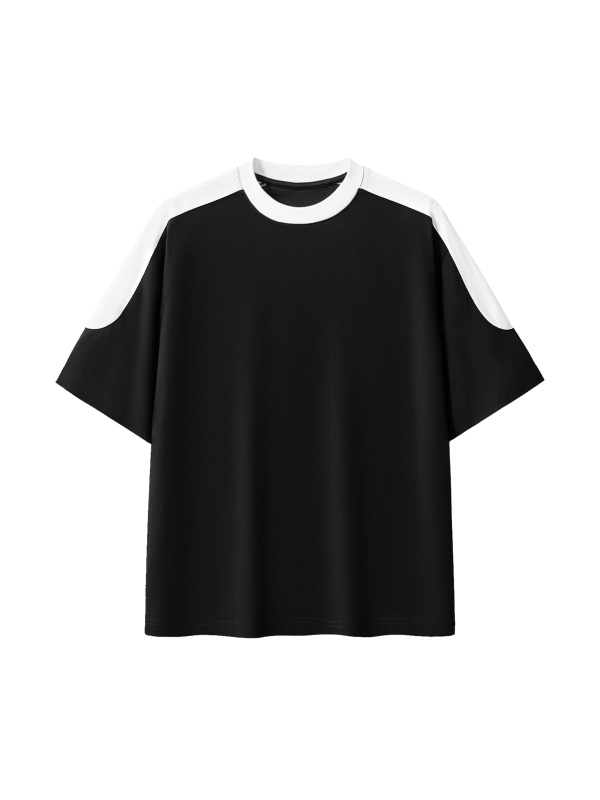 Unisex Color Block Oversized T-Shirt