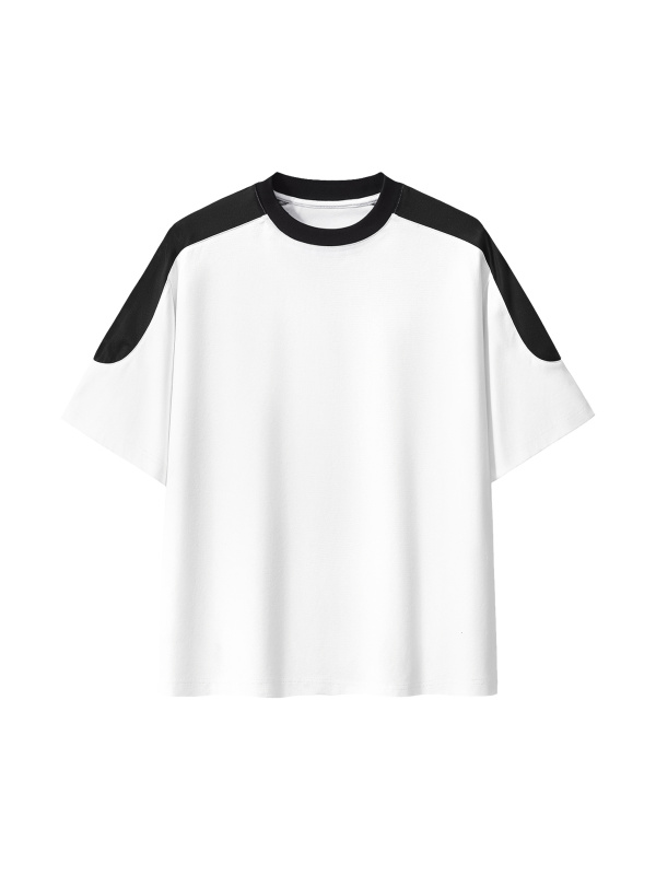 Unisex Color Block Oversized T-Shirt