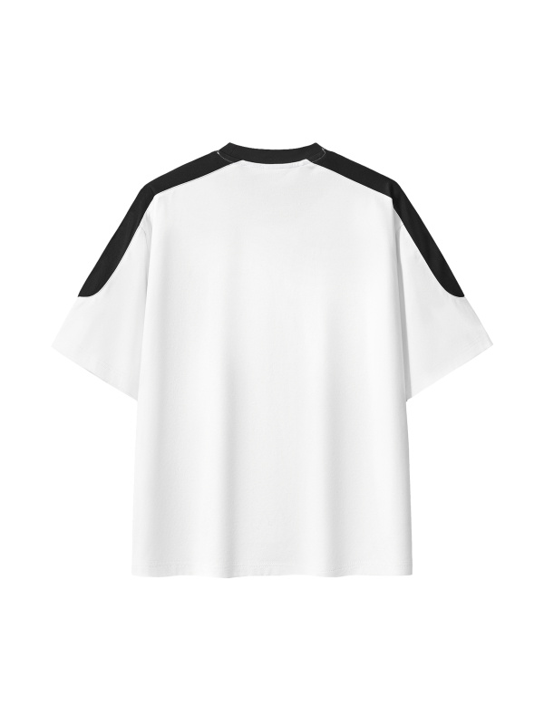 Unisex Color Block Oversized T-Shirt