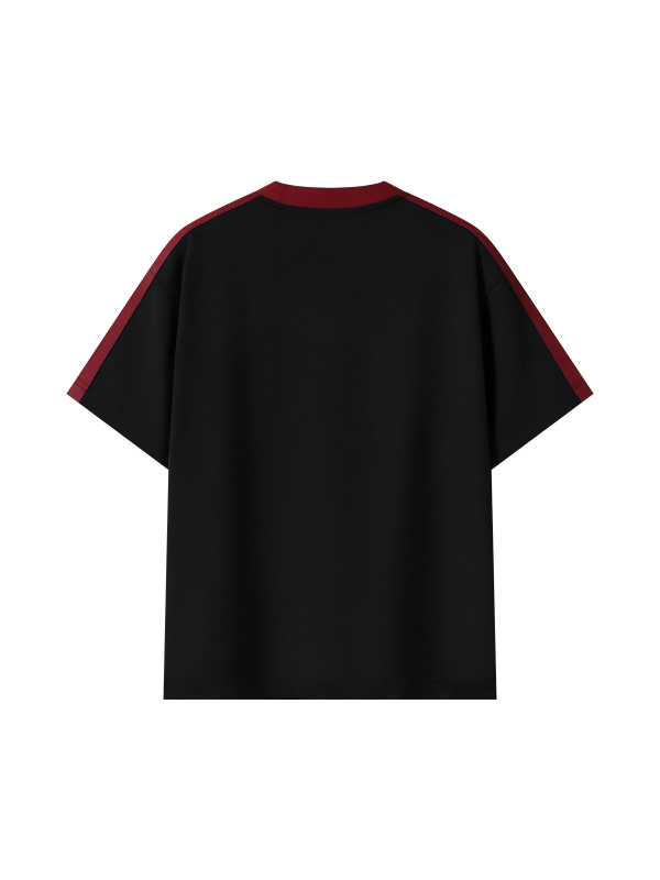 Unisex Colorblock Striped T-Shirt