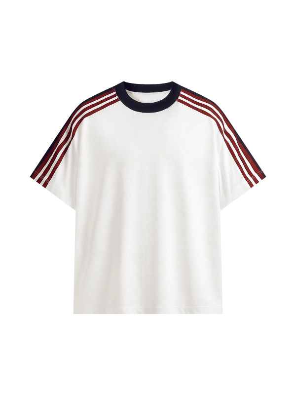 Unisex Colorblock Striped T-Shirt