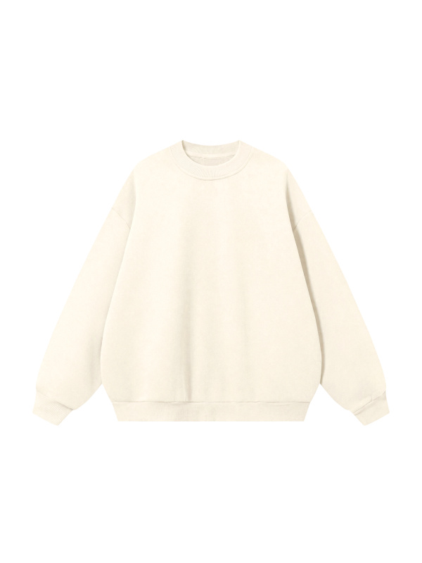 Boxy Fleece Crewneck Sweatshirt