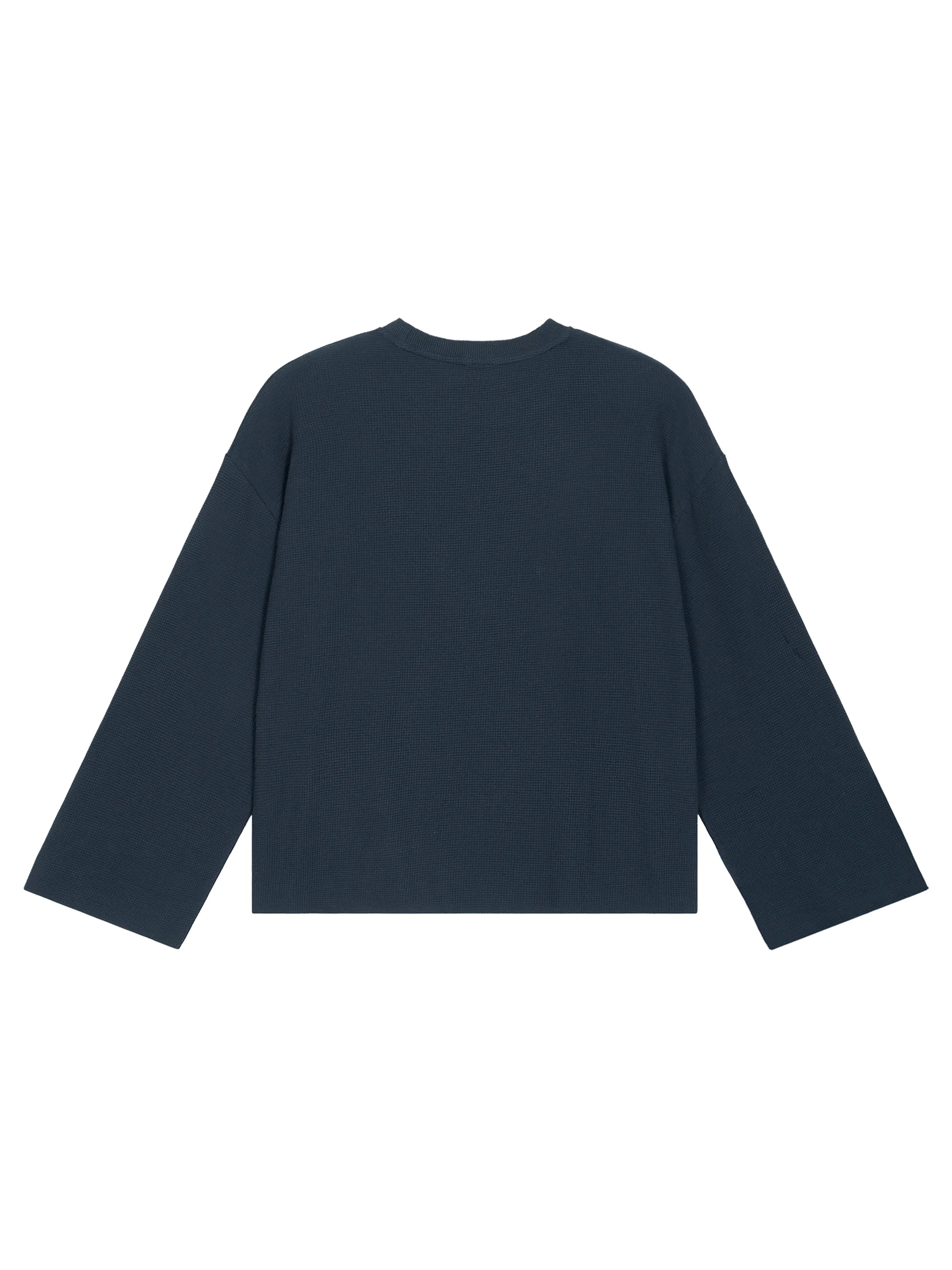 Unisex Waffle Raw Edge T-Shirt