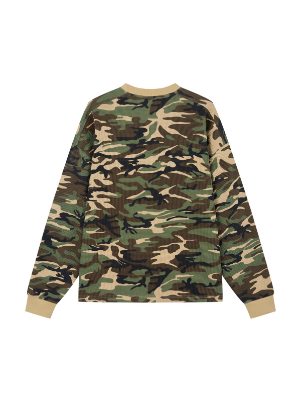 Unisex Waffle Boxy Long Sleeve T-Shirt