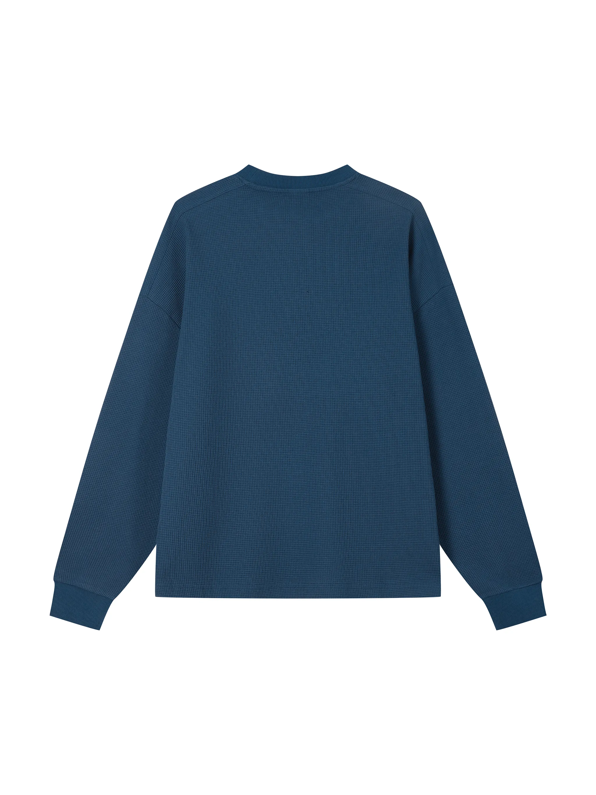 Unisex Waffle Boxy Long Sleeve T-Shirt