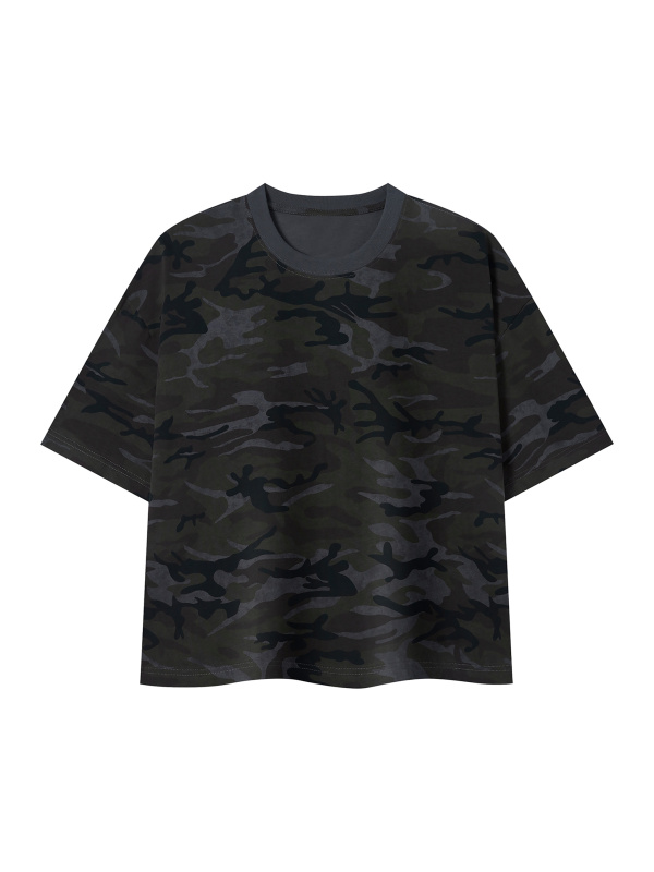 Unisex Camo Boxy T-Shirt