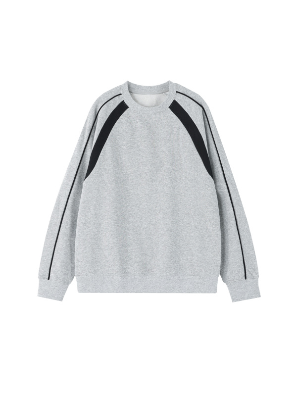 Unisex Color Block Crewneck Sweatshirt