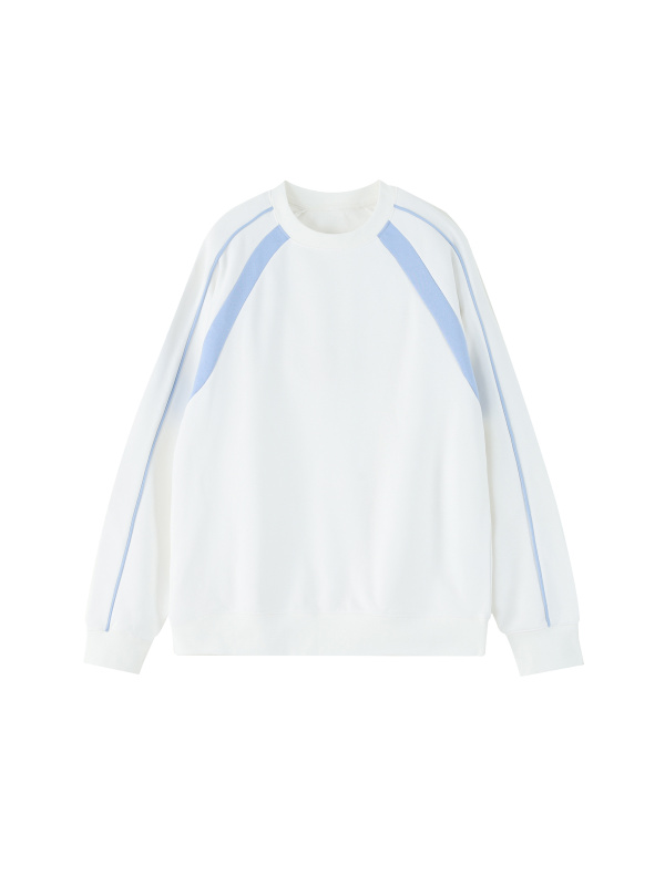 Unisex Color Block Crewneck Sweatshirt