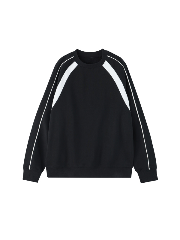 Unisex Color Block Crewneck Sweatshirt