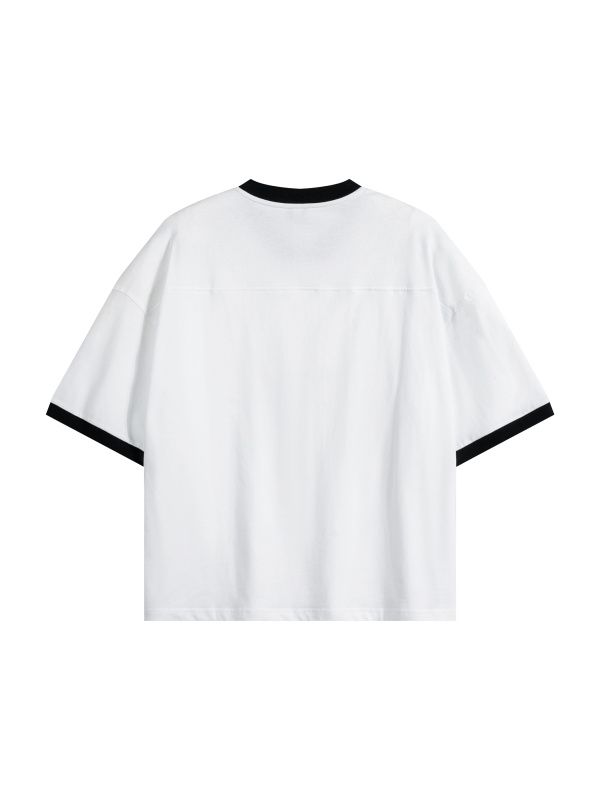 Unisex Color Block Boxy T-Shirt