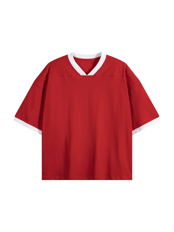 Unisex Color Block Boxy T-Shirt