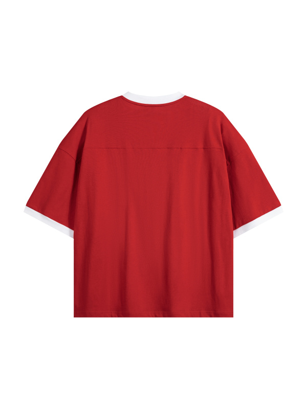 Unisex Color Block Boxy T-Shirt