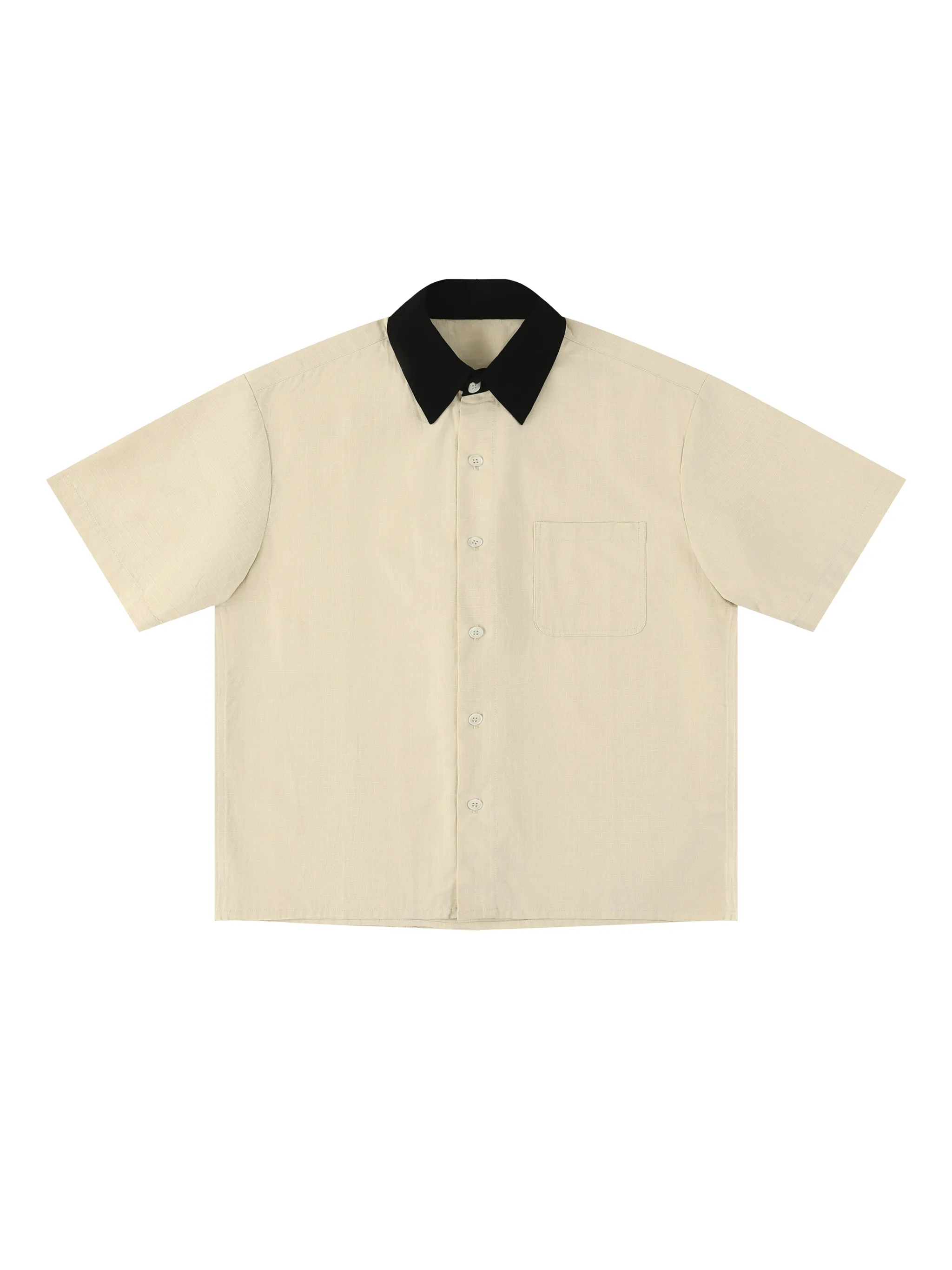 Unisex Color Block Short Sleeve Shirt