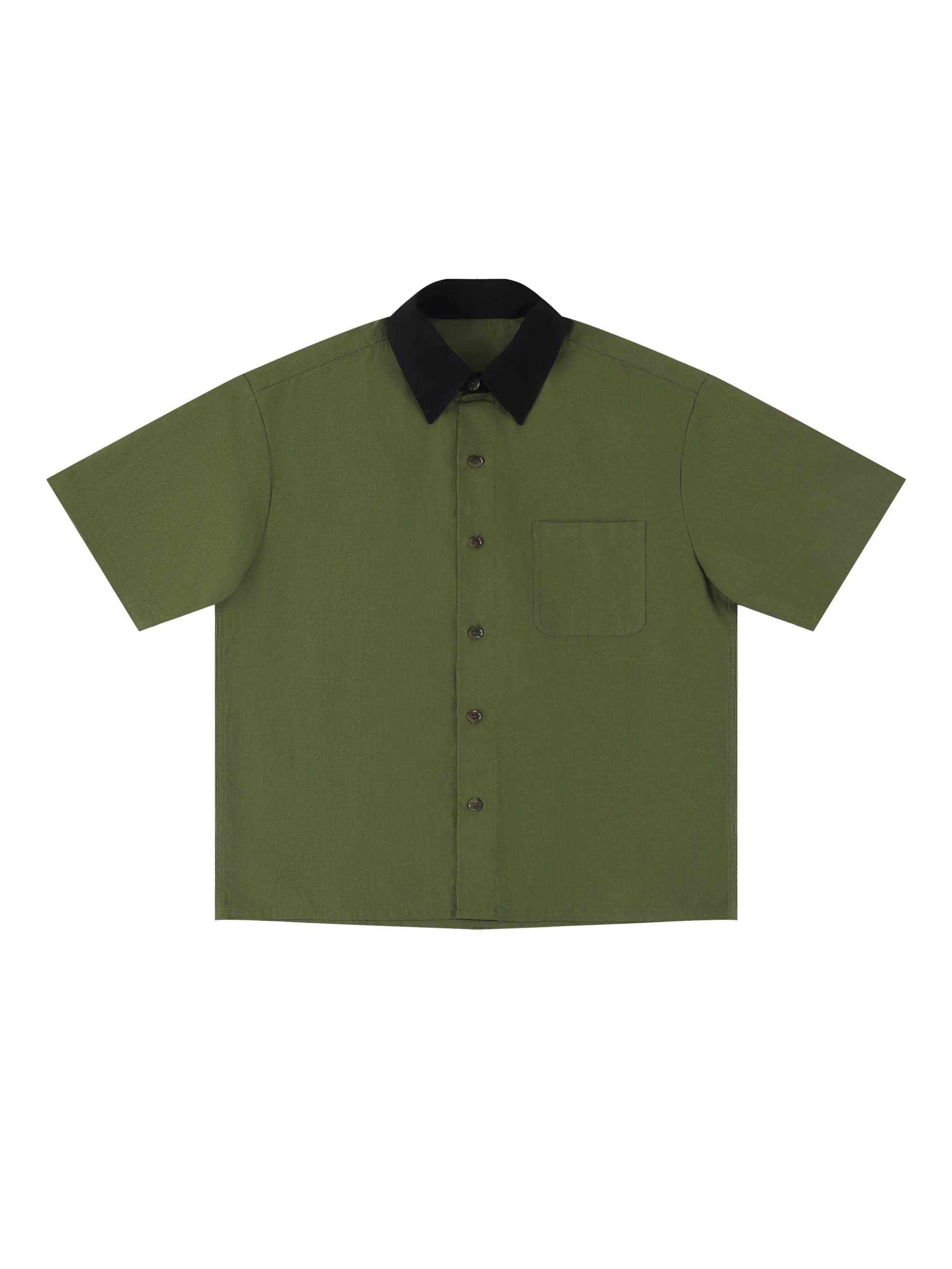Unisex Color Block Short Sleeve Shirt