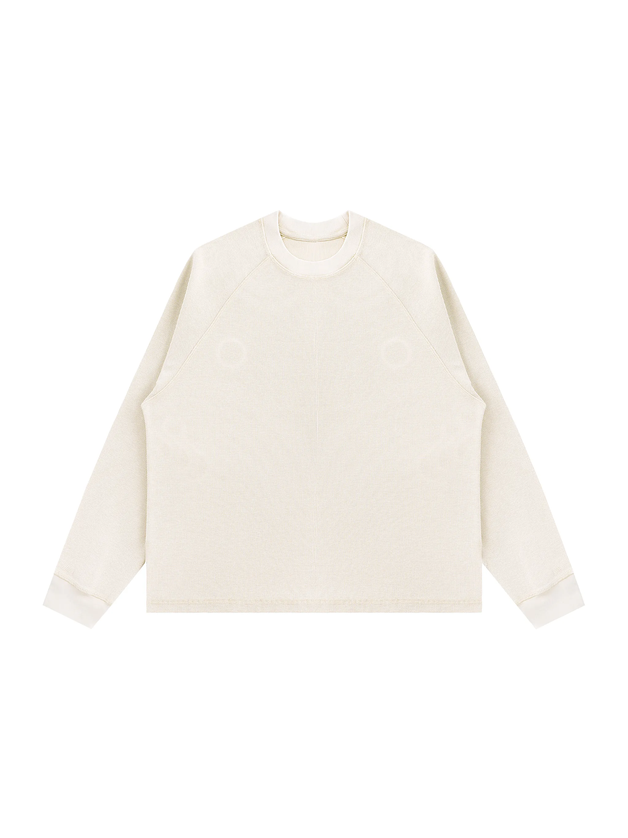 Unisex Vintage Wash Boxy  Waffle T-Shirt