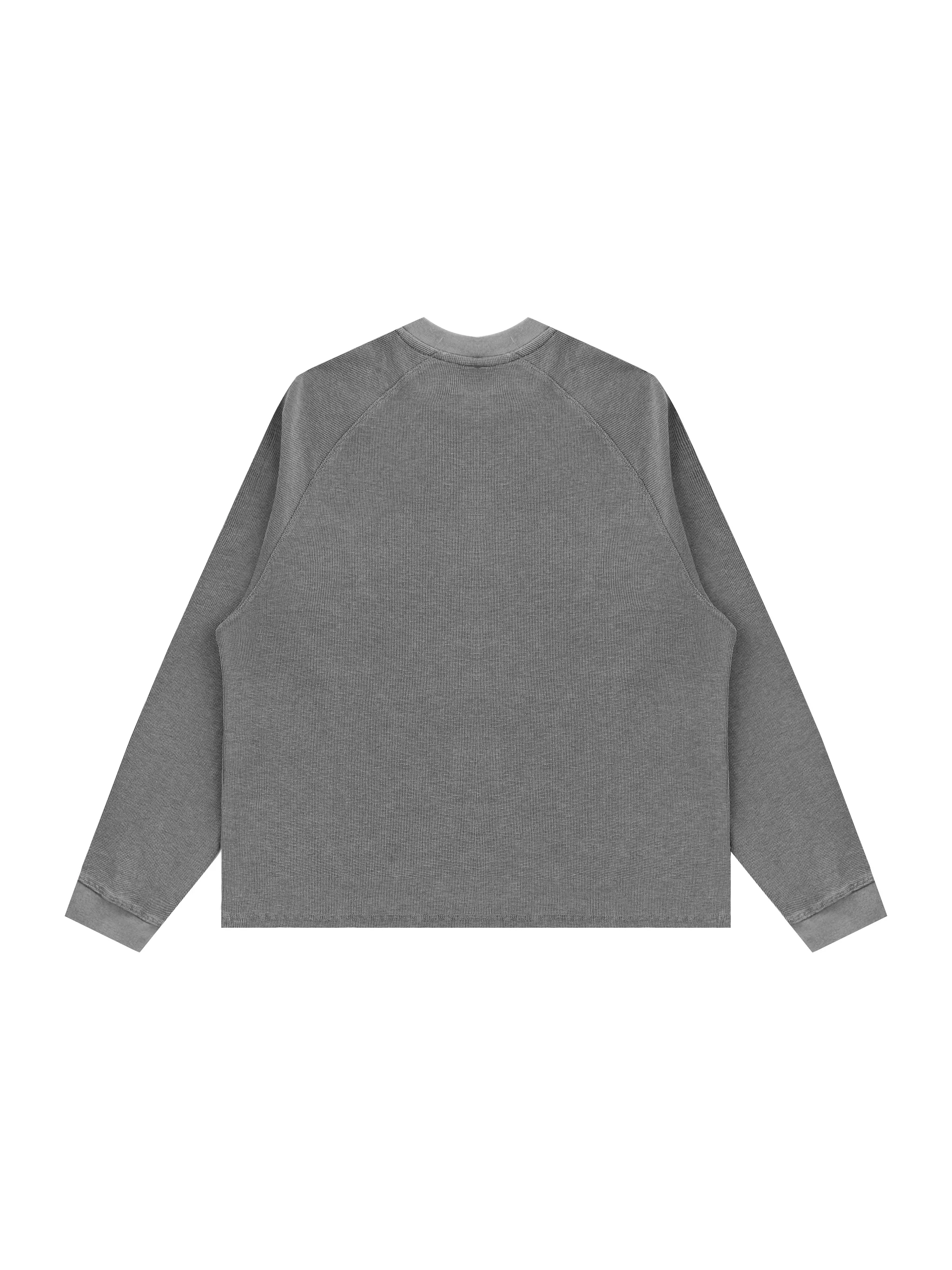 Unisex Vintage Wash Boxy  Waffle T-Shirt