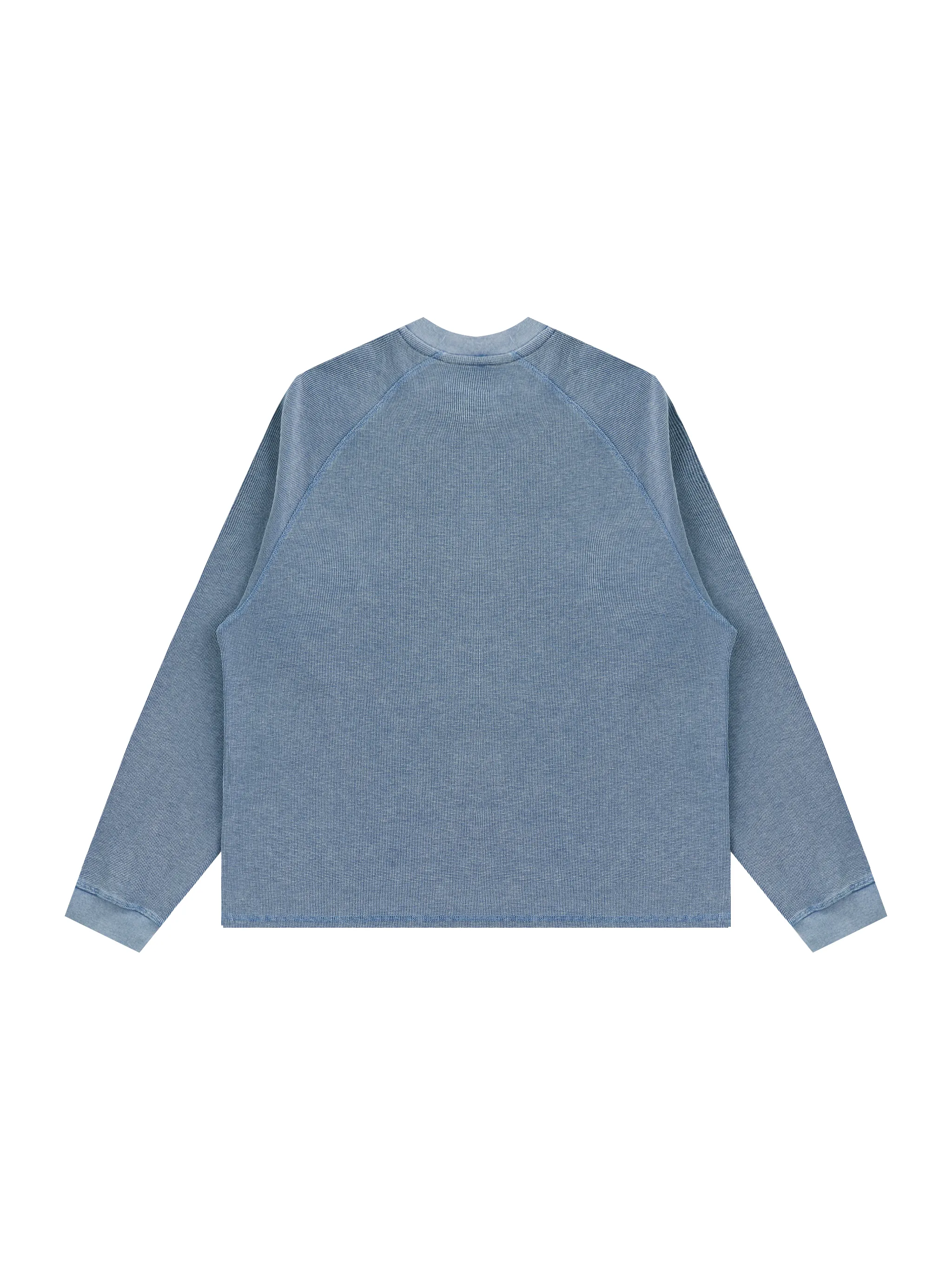 Unisex Vintage Wash Boxy  Waffle T-Shirt