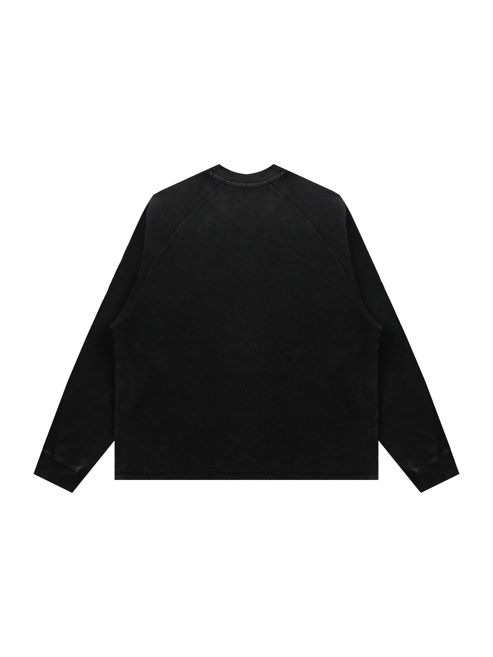 Unisex Vintage Wash Boxy  Waffle T-Shirt