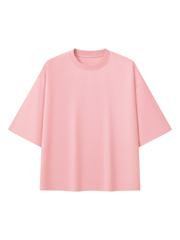 Unisex Boxy Mesh Crewneck T-Shirt