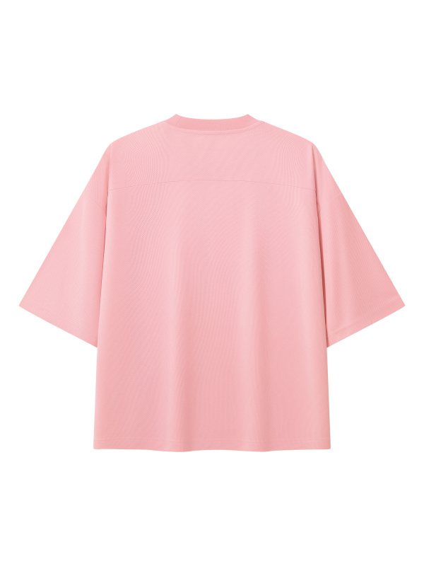 Unisex Boxy Mesh Crewneck T-Shirt