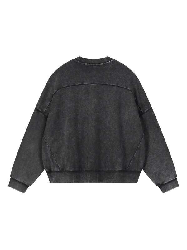 Unisex Mineral Wash Boxy Sweatshirt