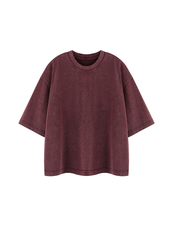 Unisex Heavyweight Mineral Wash Boxy T-Shirt
