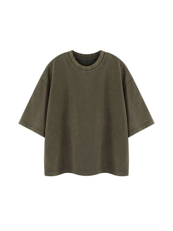 Unisex Heavyweight Mineral Wash Boxy T-Shirt