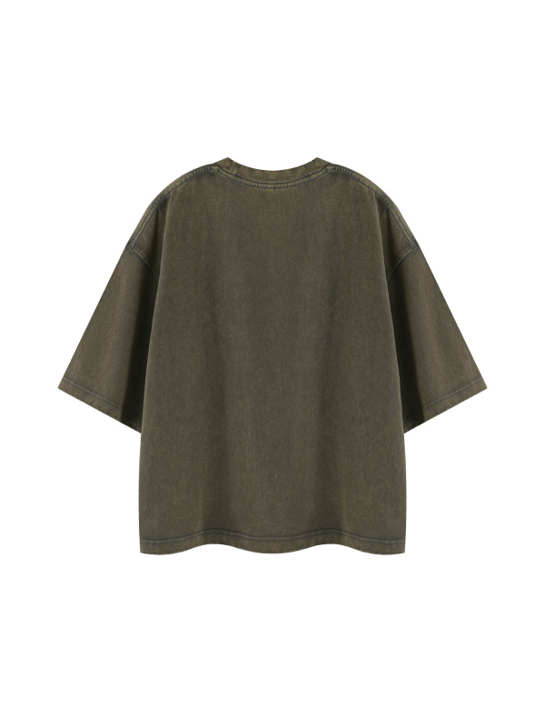 Unisex Heavyweight Mineral Wash Boxy T-Shirt