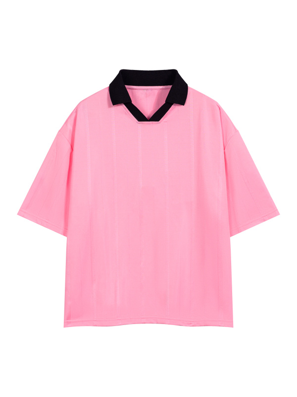 Unisex Striped Boxy Soccer Jersey