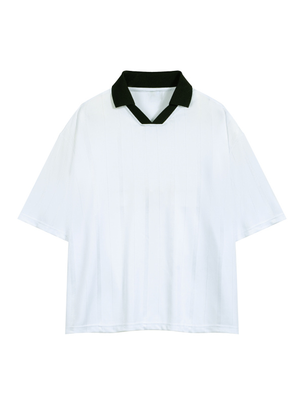 Unisex Striped Boxy Soccer Jersey